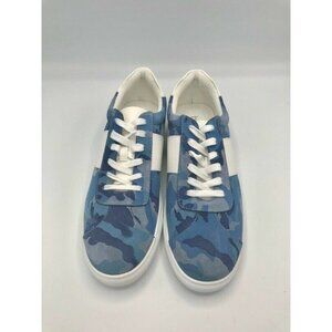 Bar III Mens Keagan Sneakers Blue 43352 Camouflage Low Top Shoes 11.5 M New‎